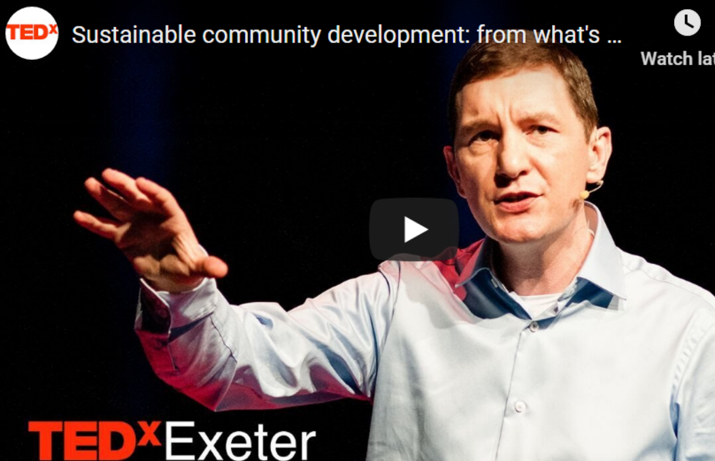 Still image from the Tedx Video